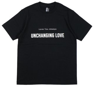 UNCHANGING LOVE [-CLASSIC LOVE TEE SHIRT- IVORYBLACK BODY size.S,M,L,XL] 