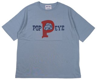 POP EYES [-POPEYES EASY TEE SHIRT SS- SAX BLUE size.M,L,XL] 