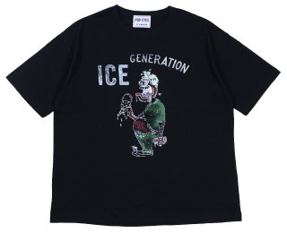 POP EYES [-ICE GENERATION EASY TEE SHIRT SS- BLACK size.M,L,XL] 
