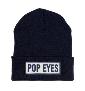 POP EYES [-PPE GENUINE KNIT CAP- NVY]