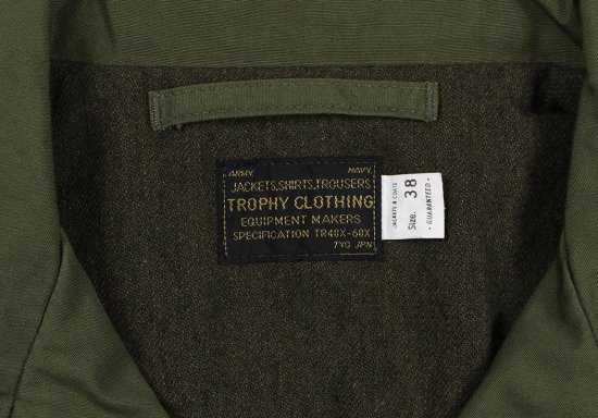 TROPHY CLOTHING [-N-4 TR.MFG- Olive size.36,38,40,42] - 【KNOCK
