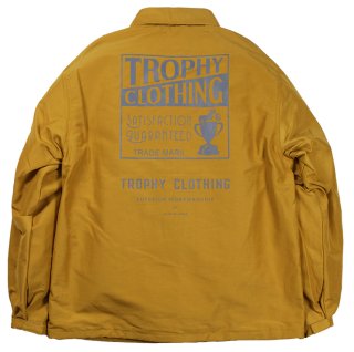 TROPHY CLOTHING [-BOX LOGO WARM UP JACKET- Mustard size.36,38,40,42]