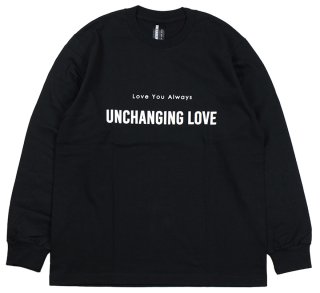 UNCHANGING LOVE [-CLASSIC LOVE TEE SHIRT LS- WHITEBLACK size.S,M,L,XL]