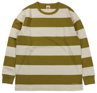 TROPHY CLOTHING [-WIDE BORDER L/S TEE-
Yellow size.36,38,40,42]