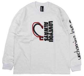 UNCHANGING LOVE [-UCL WIND UP LOVE TEE SHIRT LS- WHT size.S,M,L,XL]