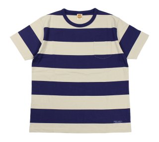 TROPHY CLOTHING [-WIDE BORDER S/S TEE-
Purple size.36,38,40,42]