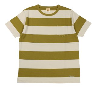 TROPHY CLOTHING [-WIDE BORDER S/S TEE-
Yellow size.36,38,40,42]
