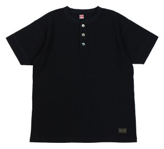 TROPHY CLOTHING [-UTILITY MIL HENLEY TEE- Black size.36,38,40,42]