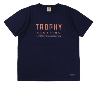 TROPHY CLOTHING [-HARVEST WORK OD TEE- Navy size.36,38,40,42]