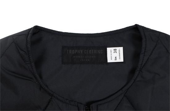TROPHY CLOTHING [-“MONOCHROME” Liner Vest- Diamond size.36