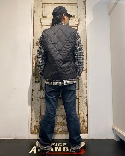 TROPHY CLOTHING [-“MONOCHROME” Liner Vest- Diamond size.36