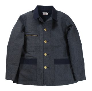 TROPHY CLOTHING [-Rail Roader Chore Jacket- Navy size.36,38,40,42,44]