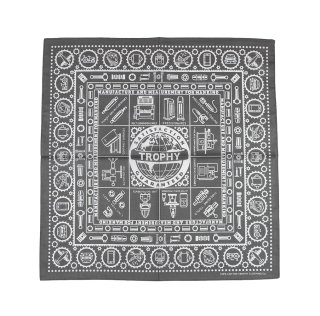 TROPHY CLOTHING [-CRAFTSMAN BANDANA- Charcoal]