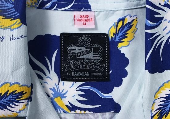 Kona Bay Hawaii [-Big Wednesday- Blue size.S,M,L,XL