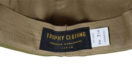 アムロ Trophy Clothing ホースレザーキャップ M 71/4 トロフィークロージング TROPHY CLOTHING レザージャケット TRL
