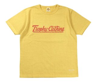 TROPHY CLOTHING [-STORE BRAND LOGO OD TEE- YELLOW size.36,38,40,42]
