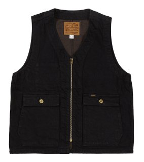 TROPHY CLOTHING [-Lot.3906 Blackie Vest- Black size.36,38,40,42]