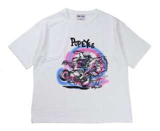 POP EYES [-SLAVE OF PPE EASY TEE SHIRT SS- WHT size.M,L,XL]