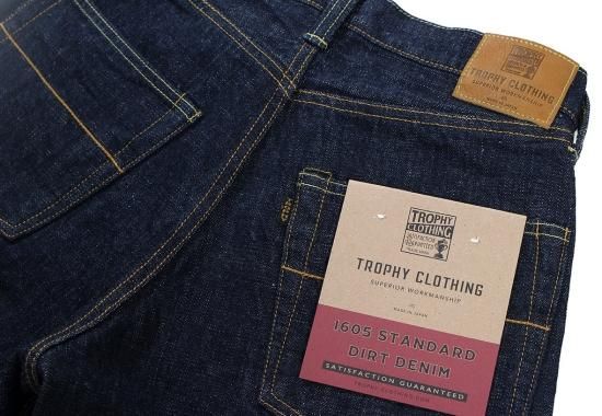 TROPHY CLOTHING [-Lot.1605 Standard Dirt Denim- Indigo w.28 TROPHY CLOTHING [-Lot.1605 Standard Dirt Denim- Indigo w.28