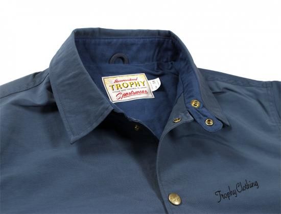 TROPHY CLOTHING [-Wing Logo Warm Up Jacket- Charcoal size.36