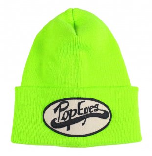 POP EYES [-PPE GENUINE KNIT CAP- LIME]