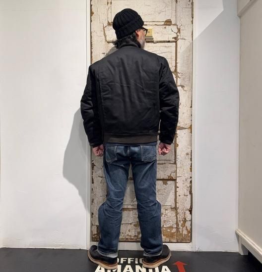 TROPHY CLOTHING [-Tanker TR.mfg.Jacket- Black size.36,38,40 TROPHY CLOTHING [-Tanker TR.mfg.Jacket- Black size.36,38,40