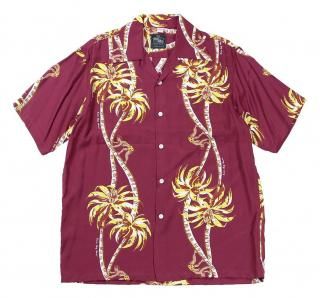 Kona Bay Hawaii [-Palm Tree Climber- Burgundy size.S,M,L,XL]
