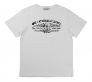 WILD AT HEART [-6.2oz Crew Neck TEE Factory Heritage- WHITE size.S,M,L,XL,XXL]