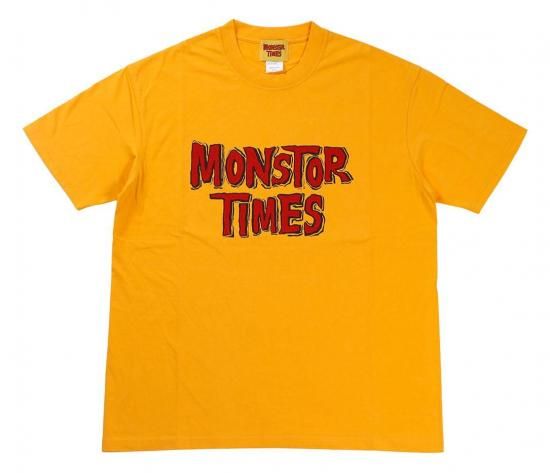 MONSTOR TIMES [-MONSTOR TIMES TEE SHIRT SS- YELLOW size.S,M,L,XL