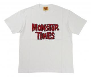 MONSTOR TIMES [-MONSTOR TIMES TEE SHIRT SS- WHITE size.S,M,L,XL]