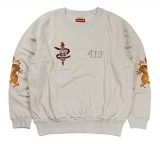 POP EYES [-PRISON ART SWEAT SHIRT- OATMEAL size.S,M,L,XL]