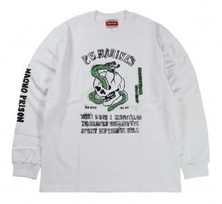 POP EYES [-PRISON ART P.E MARINES TEE SHIRT LS- WHITE size.S,M,L,XL]