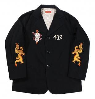 POP EYES [-PRISON ART JACKET- BLK size.M,L,XL]