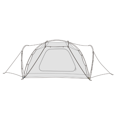 إΥå ƥ 15ǯǰǥ å3.5P ʡƥ4PHelinox 15th Anniversary
 H-Shack 3.5P Inner Tent 4P