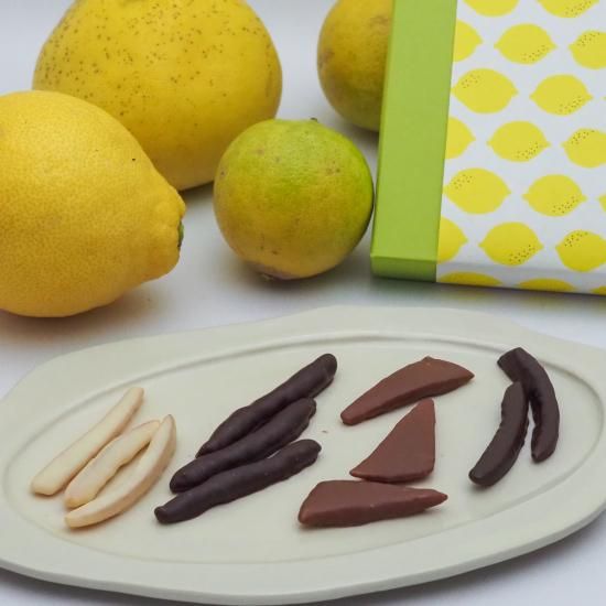 シトラス・パレット | 四国の柑橘ピール4種のチョコレート - ポワリエ