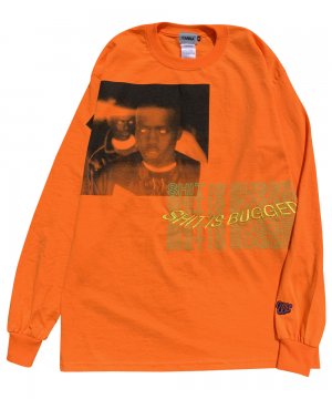 WANNA Sh**t is BUGGED OUT L/S NEON ORANGE
