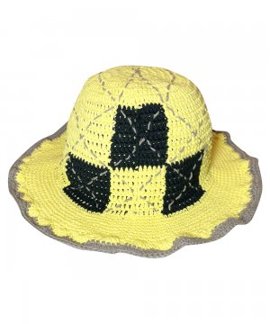 WANNA “Crochet Flag“ Knit hat YELLOW