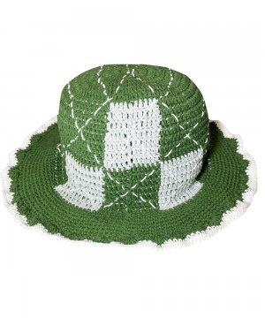 WANNA “Crochet Flag“ Knit hat GREEN