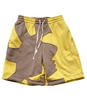 WANNA YIN YANG SHORTS MUSTARD