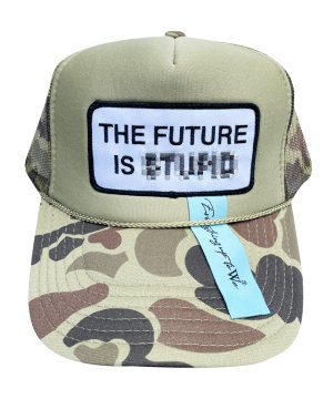 WANNA THE FUTURE IS ※※※※※ Tracker cap D,CAMO