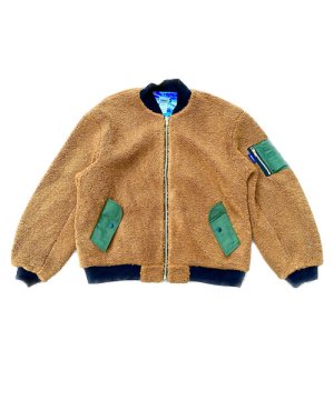 <img class='new_mark_img1' src='https://img.shop-pro.jp/img/new/icons5.gif' style='border:none;display:inline;margin:0px;padding:0px;width:auto;' />WANNA “W Swells” BOA Bomber Jacket BROWN