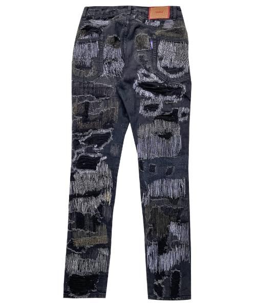 WANNA L.F.S.E 55 Distressed JEANS BLACK - BILILI WANNA L.F.S.E 55 Distressed JEANS BLACK - BILILI