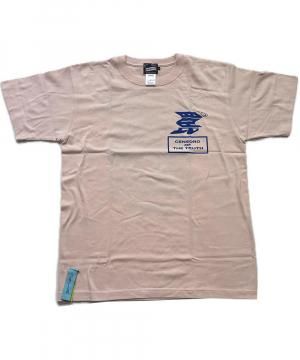 WANNA CENSORD TEE L.PINK