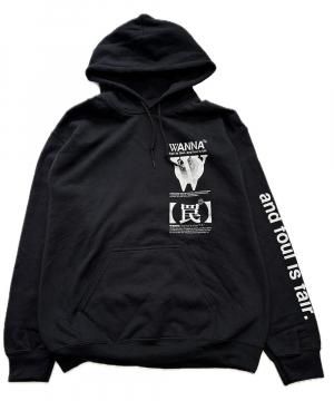 WANNA HOODIE BLACK