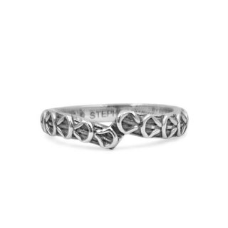 KYOTO COLLECTION Engraved Sterling Siver Band