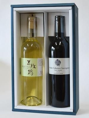 ギフトセット - 五枚橋ワイナリー - 自社畑のオリジナル赤ワイン、林檎ワイン、シードル