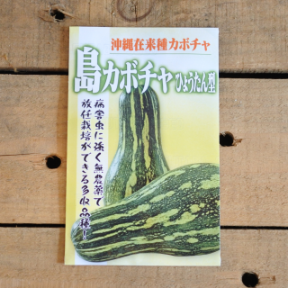 <img class='new_mark_img1' src='https://img.shop-pro.jp/img/new/icons41.gif' style='border:none;display:inline;margin:0px;padding:0px;width:auto;' />[期限切れ間近につきセール]  沖縄　島カボチャ　かぼちゃ（ひょうたん型）カボチャ　小袋[約18粒入]フタバ種苗

の商品画像