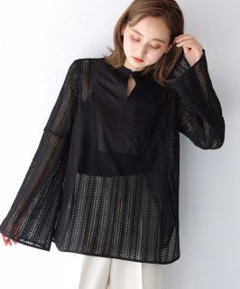 CLEIOBELL SLEEVE LACE SHIRT/293-17613