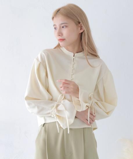 CLEIOSLEEVE TUCK BLOUSE/980-11616