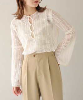 CLEIOBELL SLEEVE LACE BLOUSE/940-11600